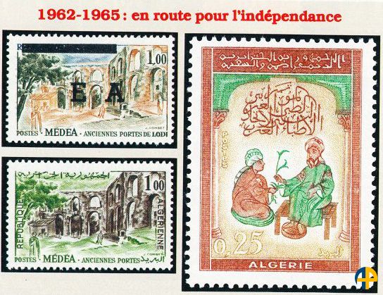Les quatre étapes qui jalonnent trente années d'indépendance philatélique algérienne