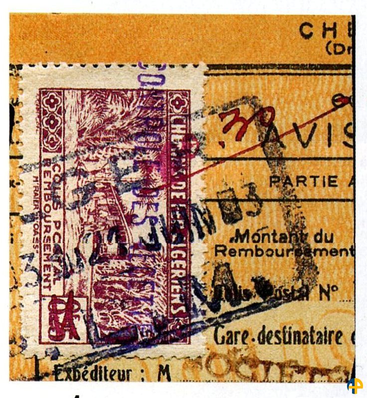 Fiscaux : Algérie 1943 : des surcharges manuscrites peu banales sur timbres de colis postaux