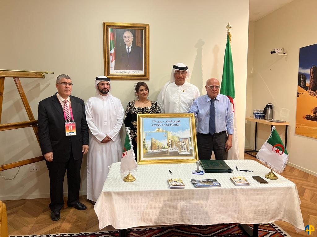 الطابع البريدي سفير للجزائر في معرض دبي اكسبو 2020