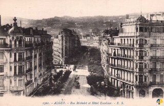 Rue Michelet et Hôtel Excelsior