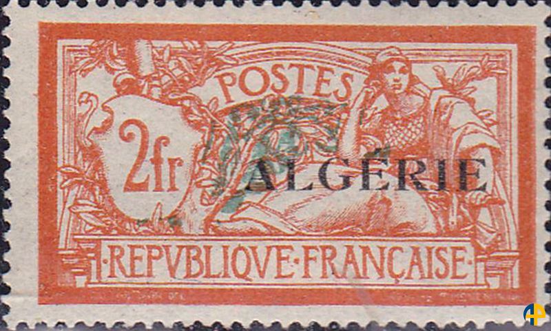 Timbre de France N° 145 surchargé ALGERIE