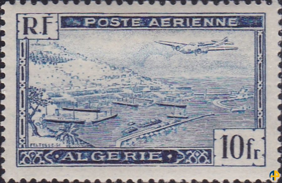 Vue Aérienne de la rade d'Alger