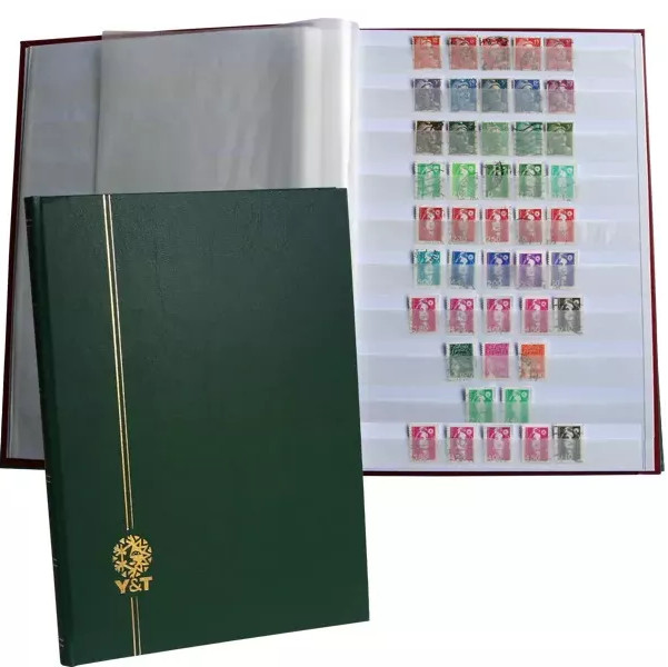 PERFECTA : Classeur fixe pour timbres (Grand modèle - Pages Blanches-32p) PERFECTA : Classeur fixe pour timbres (Grand modèle - Pages Blanches-32p)