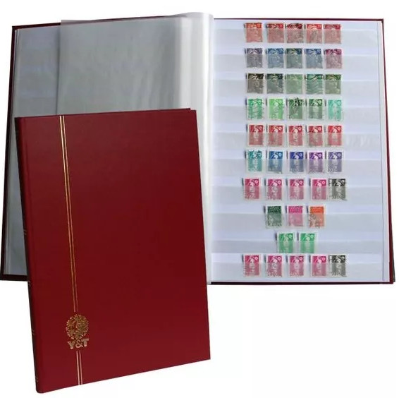 PERFECTA : Classeur fixe pour timbres (Grand modèle - Pages Blanches-48p) PERFECTA : Classeur fixe pour timbres (Grand modèle - Pages Blanches-48p)