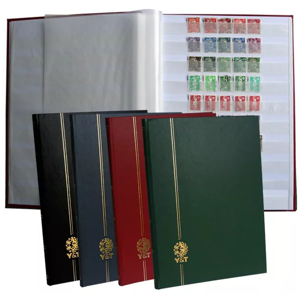 PERFECTA : Classeur fixe pour timbres (Grand modèle - Pages Blanches-64p) PERFECTA : Classeur fixe pour timbres (Grand modèle - Pages Blanches-64p)