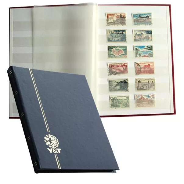 PERFECTA : Classeur fixe pour timbres (Petit modèle-Pages Blanches-16p.) PERFECTA : Classeur fixe pour timbres (Petit modèle-Pages Blanches-16p.)