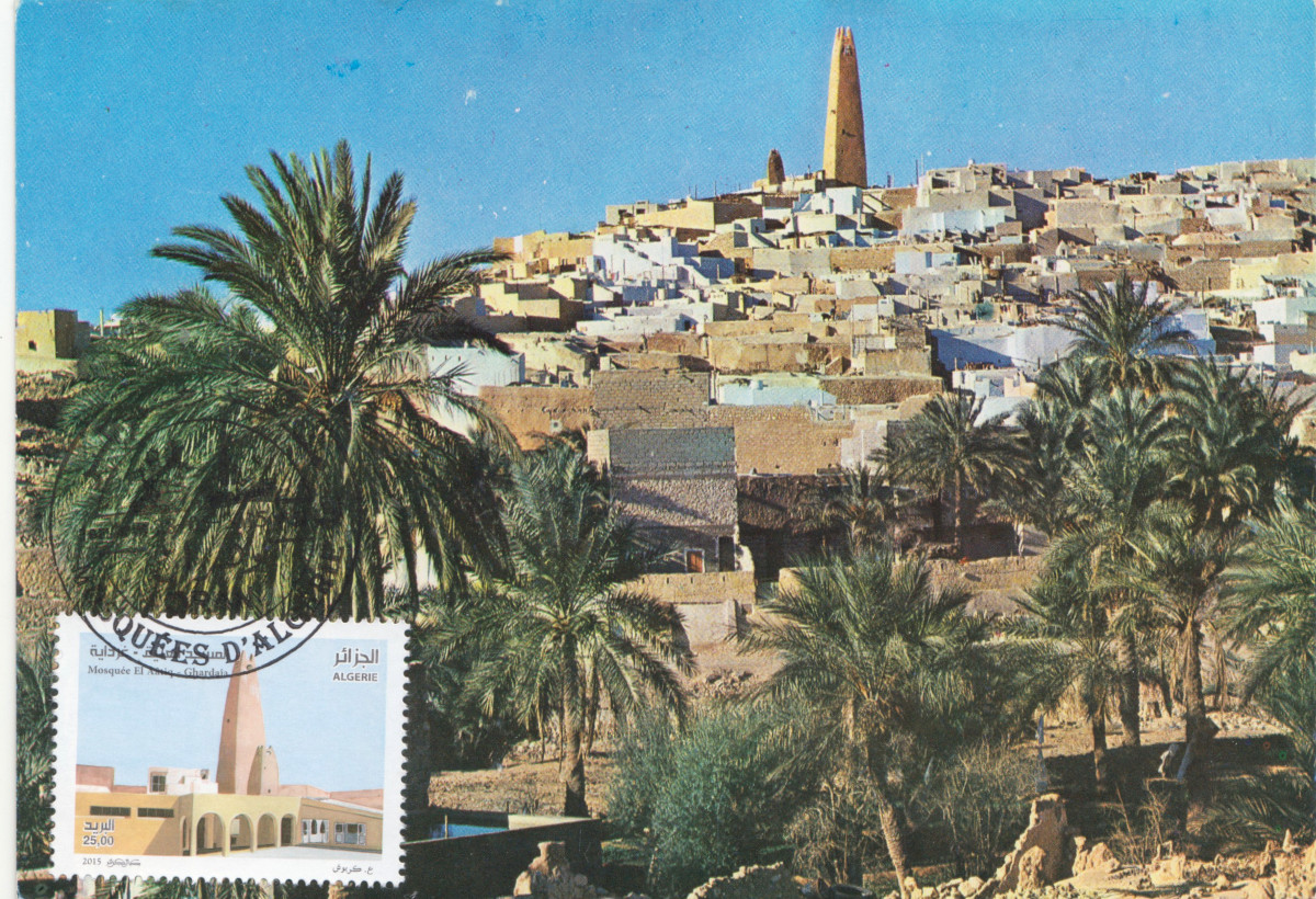 2015 Emission n° 07 - Carte Maximum - Mosquées d'Algérie - Mosquées de Ghardaïa