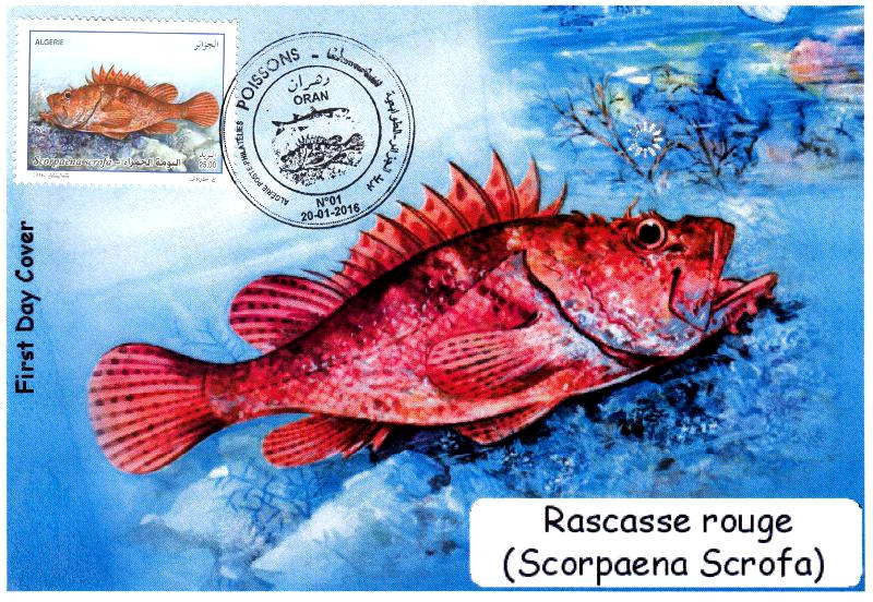 2016 Emission n° 01 - Enveloppe 1er jour Faune marine - Poissons 2016 Emission n° 01 - Enveloppe 1er jour Faune marine - Poissons