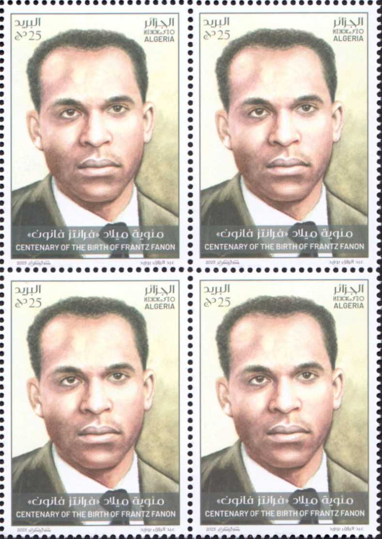 2025 Emisión n.º 15 - Centenario del nacimiento de Frantz Fanon